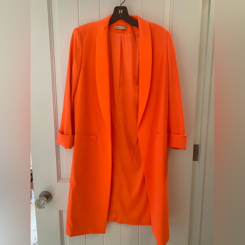 Alice and Olivia Long Blazer